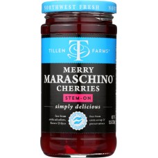TILLEN FARMS: Merry Maraschino Pitted Cherries, 14 oz