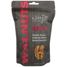 THE NUTTY GOURMET: Walnut Chipotle, 8 Oz