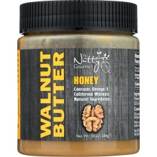 THE NUTTY GOURMET: Nut Butter Walnut Honey, 10 oz