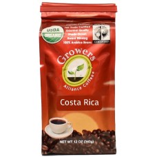 GROWERS ALLIANCE: Organic Costa Rica Ground Coffee, 12 oz