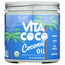 VITA COCO: Organic Unrefined Coconut Oil, 14 oz
