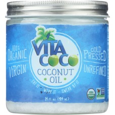 VITA COCO: Organic Unrefined Coconut Oil, 14 oz
