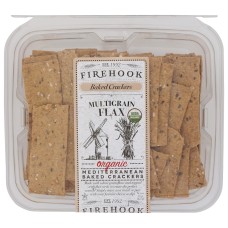 FIREHOOK: Multigrain Flax Baked Cracker, 8 Oz