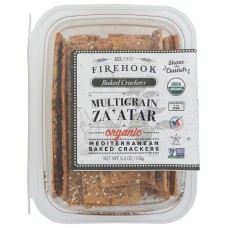 FIREHOOK: Organic Crackers Multigrain Zaatar, 6 oz