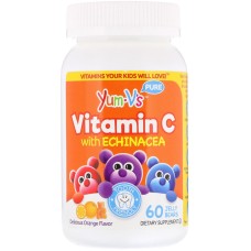 YUM-VS: Jelly Vitamin C with Echinacea Orange, 60 pc