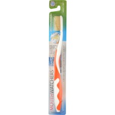 MOUTH WATCHERS: Toothbrush Adult Manual Orange, 1 ea
