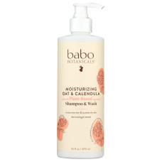 BABO BOTANICALS: Shampoo and Wash Baby Moisturizing, 16 oz BABO BOTANICALS: Shampoo and Wash Baby Moisturizing, 16 oz