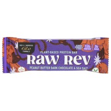 RAW REVOLUTION: Bar Peanut Butter Dark Chocolate & Sea Salt, 1.6 oz