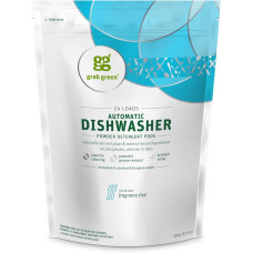 GRAB GREEN: Automatic Dishwashing Detergent Fragrance Free, 15.2 oz