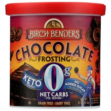BIRCH BENDERS: Frosting Keto Chocolate, 10 OZ
