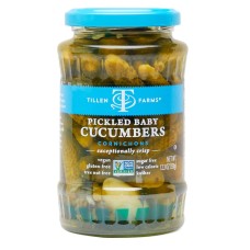 TILLEN FARMS: Cucumbers Pckld Baby, 12.3 oz