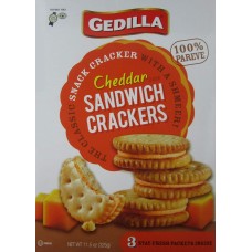 GEDILLA: Cheddar Cheese Sandwich Crackers, 11.5 oz