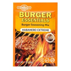 THE BBQ CHEF: Burger Essentials Seasoning Mix Habanero Extreme, 1 oz