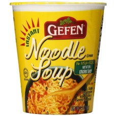 GEFEN: No MSG Chicken Noodle Soup Cup, 2.3 oz
