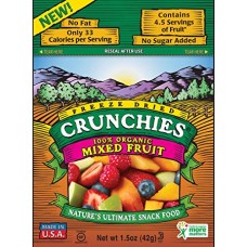 CRUNCHIES: Fruit Freeze Mixed Fruit Organic, 1.5 oz