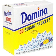 DOMINO: Sugar Packet 100Ct, 12.5 oz