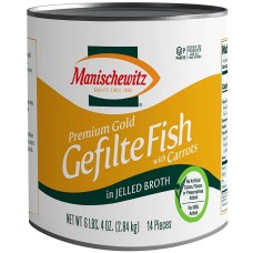 MANISCHEWITZ: Fish Gefilte Jel Premgold 14Pc, 7 lb