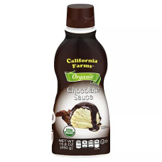 CALIFORNIA FARMS: Chocolate Sauce Organic, 15.8 oz