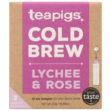 TEAPIGS: Cold Brew Lychee & Rose, 10 BX