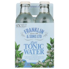 FRANKLIN & SONS: Water Tonic Light 4Pk, 800 ml