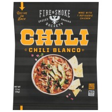 FIRE AND SMOKE: Seasoning Chili Blanco, 1.2 OZ