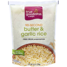 TRUE GOODNESS: Entree Rice Butter Garlic, 8.8 oz