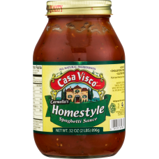 CASA VISCO: Homestyle Pasta Sauce, 32 oz