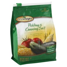 MRS. WAGES: Pickling And Canning Salt, 48 oz