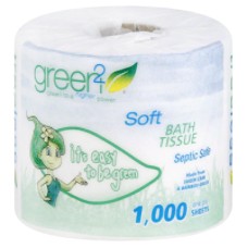 GREEN2: 1000 Sheets Tree Free Bathroom Tissue, 1 ea