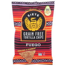 SIETE: Fuego Grain Free Tortilla Chips, 1 oz