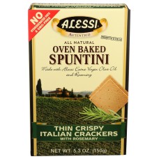 ALESSI: Spuntini Italian Rosemary Crackers, 5.3 oz