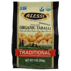 ALESSI: Italian Organic Taralli Traditional, 7 oz