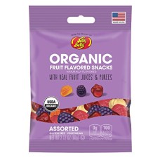 JELLY BELLY: Organic Fruit Flavored Snacks Assorted, 2.12 oz