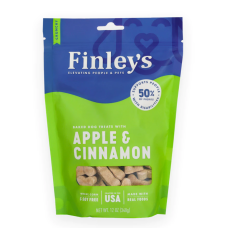 FINLEYS: Apple and Cinnamon Crunchy Dog Biscuits, 12 oz