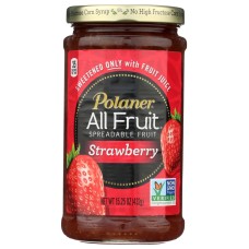 POLANER: Strawberry Spreadable Fruit, 15.25 oz