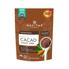 NAVITAS: Organic Cacao Sweet Nibs, 4 oz