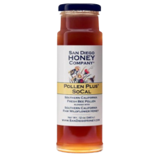 SAN DIEGO HONEY COMPANY: Pollen Plus Socal Bee Pollen and Raw Honey, 12 oz
