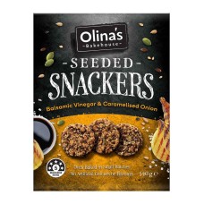 OLINAS BAKEHOUSE: Balsamic Vinegar and Caramelized Onion Snackers, 4.9 oz
