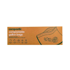 COMPOSTIC: Compostable Gallon Bags, 10 ea