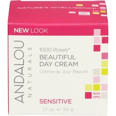 ANDALOU NATURALS: Sensitive 1000 Roses Beautiful Day Cream, 1.7 fo