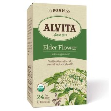 ALVITA: Organic Elder Flower Tea, 24 bg