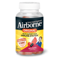 AIRBORNE: Very Berry Immune Support Gummies , 21 un