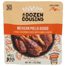 A DOZEN COUSINS: Mexican Pollo Asado Seasoning, 3 oz