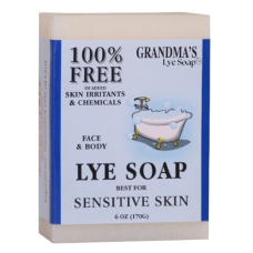 GRANDMAS PURE & NTL: Lye Soap, 6 oz