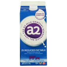 A2 MILK: 2 Percent Reduced Fat Milk, 59 oz