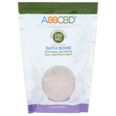 A88CBD: Bath Bomb Lavender Cbd 150Mg, 4.5 oz
