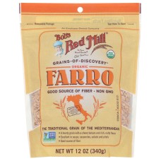 BOBS RED MILL: Organic Farro Grain, 12 oz