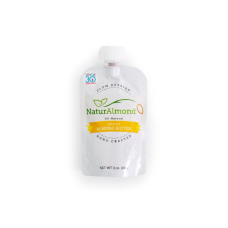 NATURALMOND: Creamy Almond Butter Re Sealable Pouch, 3 oz