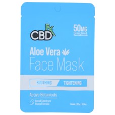 CBDFX: Aloe Vera Face Mask, 1 pc
