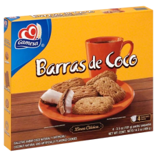 GAMESA: Barras De Coco Cookies, 14.3 oz